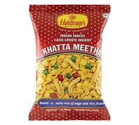 6 x haldiram' S khatta meetha Sweet and Salty Mix Of Sago and Rice Flakes Indian Snack 150 g x 6 pack