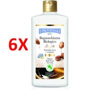 6 X I Provenzali Argan Bio Bagnoschiuma Biologico Nutriente 400 Ml