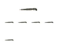 6 x Iniettore BOSCH per BMW 3 E46, 5 E60, 5 E61, 7 E65 E66 E67, E46, E60