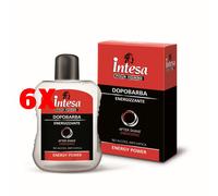 6 X Intesa Pour Homme Dopobarba Energizzante 100 Ml After Shave