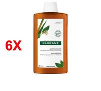 6 X KLORANE GALANGA shampoo riequilibrante antiforfora 400 ml