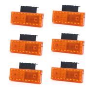 6 x LED 12V/24V Volt giallo luce di posizione indicatori di direzione laterali