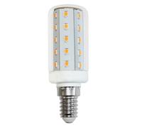 6 X LED Lampadina Tubo 4W E14 Mais 3000K Bianco Caldo T30x88mm Economia Tubi [EEK: F]