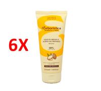 6 X L'erboristica Docciaschiuma Mousse Olio Di Argan 200 Ml