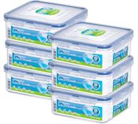 6 x & Lock Lock-Contenitore quadrato per alimenti da 870 ml HPL823