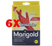 6 X MARIGOLD Guanto Sensibile Medio per Uso Domestico