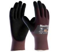 6 X Maxidry 56-425 3/4 Rivestito Nitrile Foam Palma Impermeabile Destrezza Work