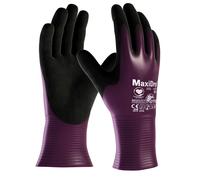 6 X Maxidry 56-426 Palmo Rivestito Nitrile Schiuma Leggero Impermeabile Guanto