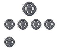 6 x Molla tubo di scarico FA1 per AUDI, LADA, SEAT, SKODA, TRABANT, VW,
