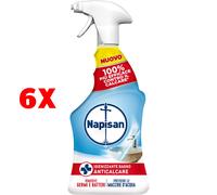 6 X Napisan Igienizzante Anticalcare Spray Bagno 740 Ml