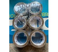 6 x Nastro da imballaggio adesivo avana scotch per pacchi