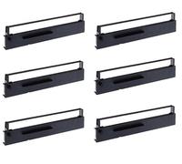 6 X Nastro Tg. 678 Nylon Wincor Nixdorf Highprint 3100 C1200 T1200 Tally T2024