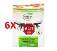 6 X Natura Amica 2 Buste Tarmifugo Per Armadi E Cassetti