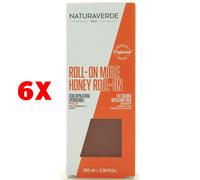 6 X Naturaverde Professional Cera Depilatoria Roll-on Pelli Normali 100 Gr Hone