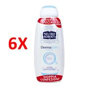 6 X Neutro Roberts Bagnodoccia Dermazero Micellare 450 Ml - 2 Pezzi