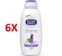 6 X Neutro Roberts Bagnodoccia Rilassante Con Lavanda Essenziale 450 Ml