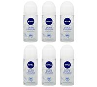 6 x NIVEA deodorante Corpo PURE INVISIBLE deo roll on offerta in stock