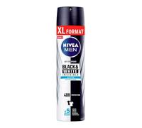 6 x Nivea Men Deodorante Spray Nivea Men Black & White Invisible Active + Antibacterial 250 ml XL Format Antitraspirante