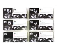 6 X Originale Inchiostro HP Lattice 210 260 280 / N.792 CN705A -CN710A Cartucce