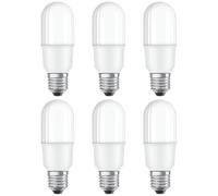 6 X Osram LED Lampadina Tubo Attaccare 8W=60W E27 Opaco 806lm Bianco Neutro [EEK: G]