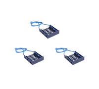 6 x Pannello Frontale USB 3.0 con Dispositivo/HDD da 3,5 Pollici O SSD/HDD da 2,5 Pollici Un 5,25 Floppy Un Supporto del Vassoio 'Unità Ottica
