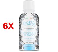 6 X Parisienne Fiorile Bagnoschiuma Muschio Bianco 1 Lt