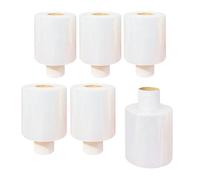 6 x pellicola estensibile mini 100 mm x 150 m trasparente 20my pellicola este...