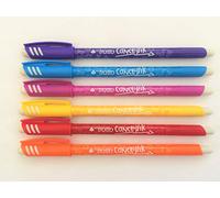 6 x Penna a sfera cancellabile/Biro - Scuola Ufficio Studente Gomma