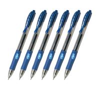 Pilot G2 07 - Penna roller a inchiostro gel, retrattile, 0,7 mm, tratto 0,39 mm, ricaricabile, bl-g2-7, confezione da 6, colore: blu