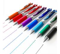 6 X Pentel Energel BL77 Retrattile Gel a Sfera Penna - Da Ink Colore O Misto