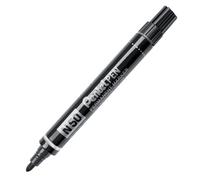 6 X Pentel N50 Pennarello Permanente Punta A Bullo - Scrive Una Linea Di 2Mm