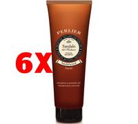 6 X Perlier Doccia Shampoo Sandalo Del Kashmir Tubo 250 Ml