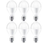 6 X Philips LED Forma A69 18,5W = 120W E27 Opaco 2000lm Warm Bianco 2700K