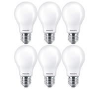6 x Philips LED Lampadina Forma AGL A60 2,2W=25W E27 Calda 2700K