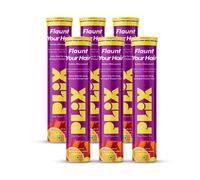 6 x Plix Capelli Celesti con Biotina Naturale 90 Tabs Effervescenti al Sapore...
