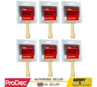 6 X Prodec 10.2cm Dusting Spazzola Morbido Setole Decorativi Pittori 100mm