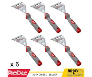 6 X ProDec Advance 10.2cm Comoda Impugnatura Mini Rullo per Vernice Stick Trade