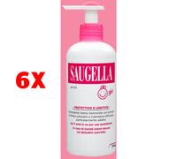 6 X Saugella Girl Ph4,5 Protettivo E Lenitivo 200 Ml Bambine Dai 3 Anni
