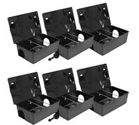 6 x Scatola per esche Topo Regalo Multi Ratto Controllo Petigi