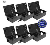 6 x Scatola per esche Topo Regalo Multi Ratto Controllo Petigi