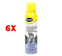 6 X Scholl Pedorex Deodorante Piedi 150 Ml. 48h