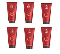 6 x Schwarzkopf Taft Looks V12 Hair Styling Modelling Power Gel 6 x 150 ml