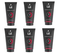 6 x Schwarzkopf Taft Power Invisible Hair Styling Modelling Power Gel 6 x 150...