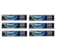 6 X SIGNAL DENTIFRICIO WHITE NOW GOLD 6 X75 ML (6 X 2,54 fl oz)
