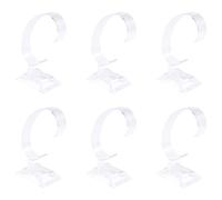 6 X Supporto Per Orologi In Plastica Per Braccialetti A Bracciale Cuff M7P9