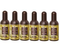6 x Tesori d’Oriente - Profumo alla vaniglia e zenzero da 100 ml