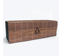 6 x Triple Box Slatted Bamboo