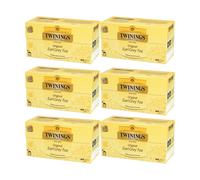 6 x Twinings Earl Grey Tea 25 bustine di tè nero bergamotto classico