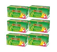 6 x Twinings Green Tea Mango Lychee 25 bustine di tè verde tropicale
