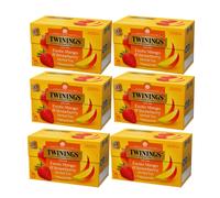 6 x Twinings tisana fragola mango 20 bustine senza caffeina